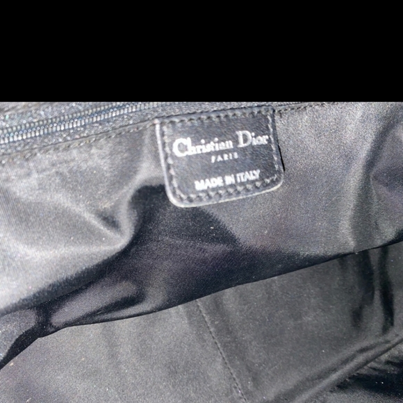 DIOR CHRISTIAN DIOR TROTTER SATCHEL HANDBAG PURSE SHOULDER BAG - Picture 5 of 13